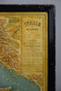1889 Map of Italy in 3D Relief - Antique Map