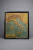 1889 Map of Italy in 3D Relief - Antique Map