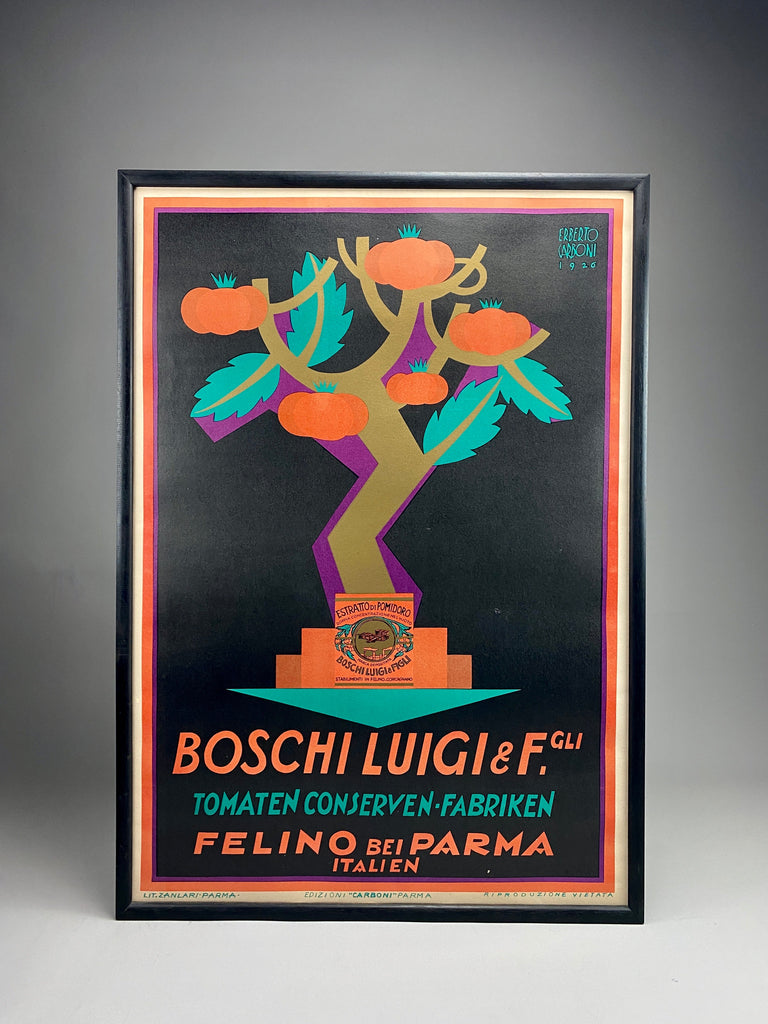 1926 Italian Art Deco Publicity Poster by Erberto Carboni - Italian Art Deco Poster