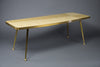 1960s Brass and Mosaic Glass Coffee Table by Berthold Müller - Furniture