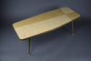 1960s Brass and Mosaic Glass Coffee Table by Berthold Müller - Furniture