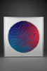 1968 Op Art Cubic Cosmic City lithograph by Jan Slothouber & Willem Graatsma - Art