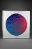 1968 Op Art Cubic Cosmic City lithograph by Jan Slothouber & Willem Graatsma - Art