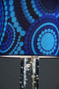 1970s Kosta Boda bubble glass table lamp with Verner Panton fabric shade - Lighting