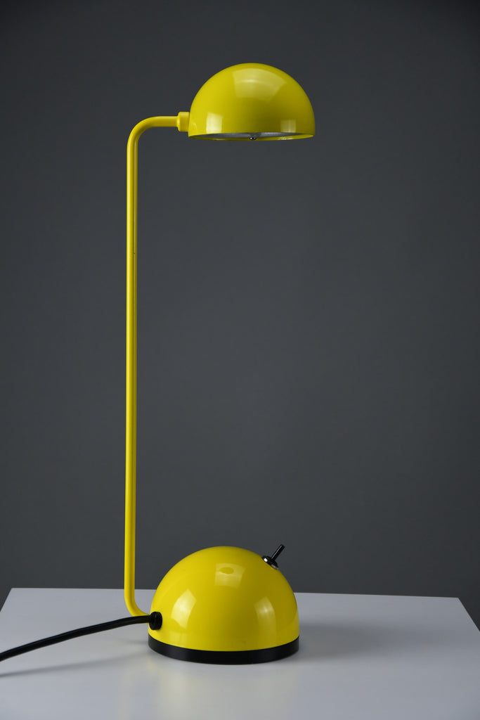 1980s “Bikini” adjustable table lamp by Raul Barbieri & Giorgio Marianelli for Tronconi Illuminazione Italy – yellow