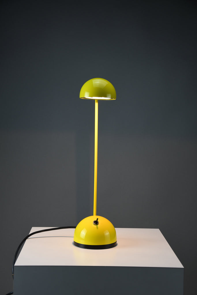 1980s “Bikini” adjustable table lamp by Raul Barbieri & Giorgio Marianelli for Tronconi Illuminazione Italy – yellow