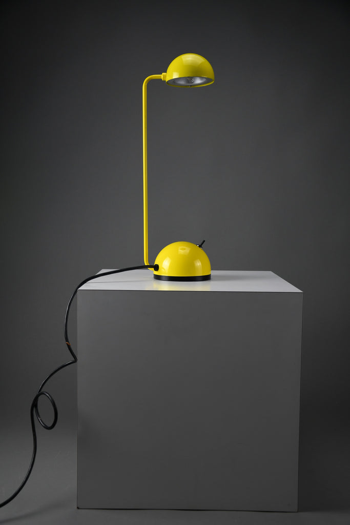 1980s “Bikini” adjustable table lamp by Raul Barbieri & Giorgio Marianelli for Tronconi Illuminazione Italy – yellow