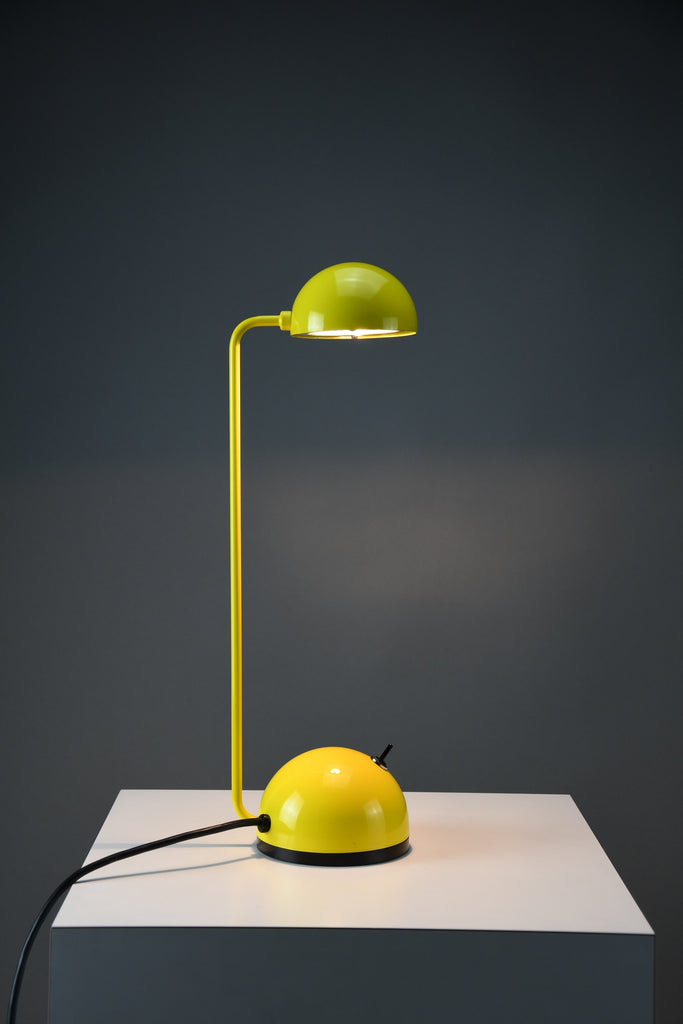 1980s “Bikini” adjustable table lamp by Raul Barbieri & Giorgio Marianelli for Tronconi Illuminazione Italy – yellow