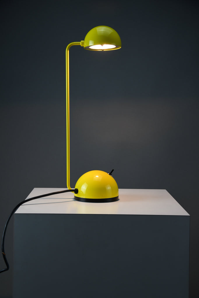 1980s “Bikini” adjustable table lamp by Raul Barbieri & Giorgio Marianelli for Tronconi Illuminazione Italy – yellow
