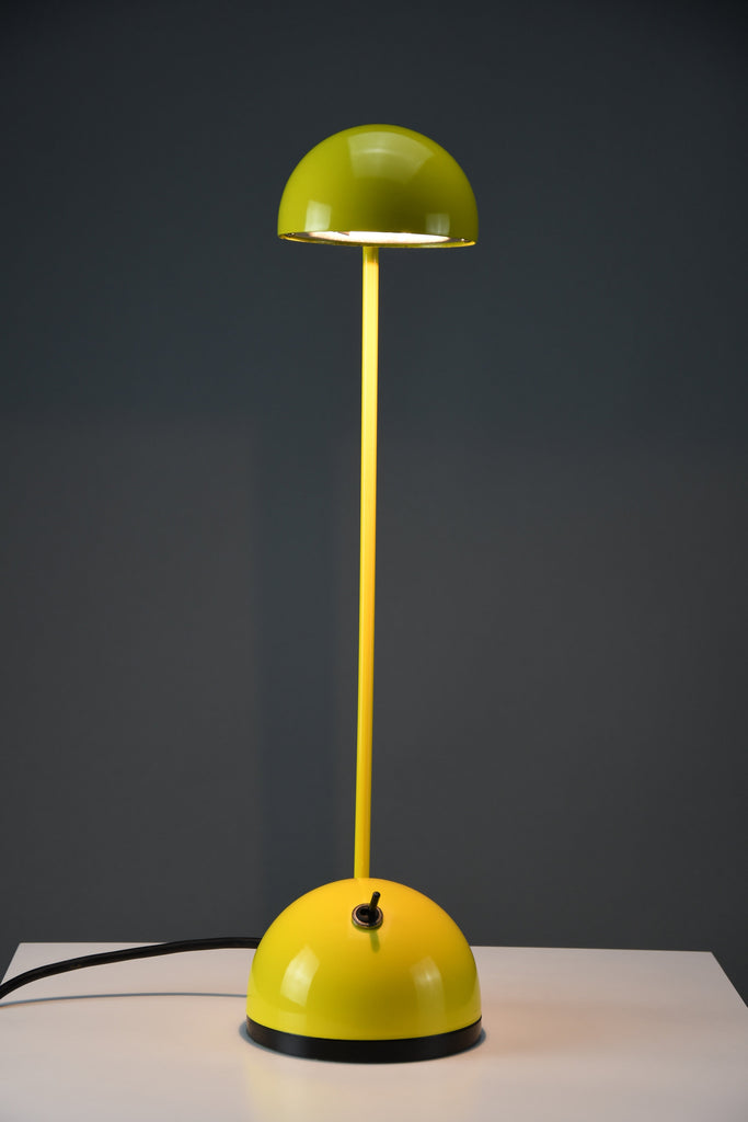 1980s “Bikini” adjustable table lamp by Raul Barbieri & Giorgio Marianelli for Tronconi Illuminazione Italy – yellow