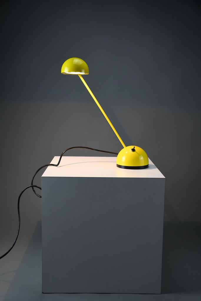 1980s “Bikini” adjustable table lamp by Raul Barbieri & Giorgio Marianelli for Tronconi Illuminazione Italy – yellow