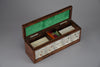 1980’s New old stock Italian Ottaviani Studio burl walnut silver and enamel poker set - Poker