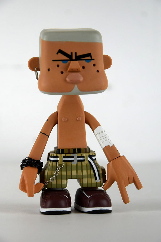 2003 Designer Toy Square Gardener by Michael Lau. Box comes with drawing and signature. - Art Toys