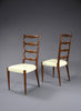 5 Italian Mid Century Walnut Dining Chairs by Paolo Buffa - Furniture