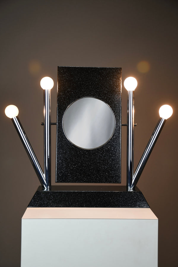 “Yukka” Vanity Mirror by Anna Anselmi for Bieffeplast, Italy, 1980