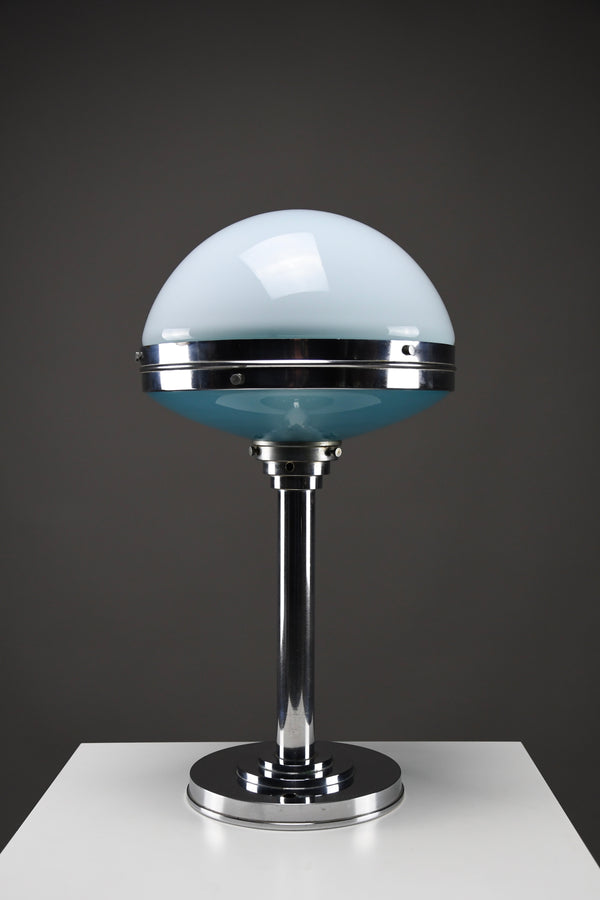 Art Deco Chrome Table Lamp by Bosi &amp; Cie – Model Ilrin 135, France 1930s