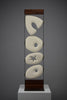 Abstract stone sculpture ’ Piccolo Totem 03’’ by Alberto Cabiddu Italy 2001 - Decor Sculpture