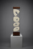 Abstract stone sculpture ’ Piccolo Totem 03’’ by Alberto Cabiddu Italy 2001 - Decor Sculpture