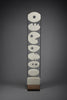 Abstract stone sculpture Totem 06 by Alberto Cabiddu Italy 2000 - Art