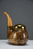 Aldo Tura for Macabo pipe-form tobacco & match box lacquered goatskin and brass Italy 1950s - Collectibles