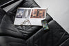 Andre Vanden Beuck Aluminium and Black Leather Sofa - Furniture