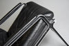 Andre Vanden Beuck Mid-Century Modern Black Leather Lounge Chair - Furniture