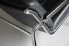 Andre Vanden Beuck Mid-Century Modern Black Leather Lounge Chair - Furniture