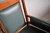 Art Nouveau Green and Brown Armchairs - Furniture