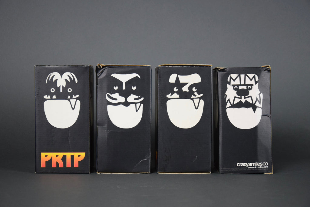 Art Toy Set KISS by Michael Lau for Crazysmiles 2000 - Art Toys