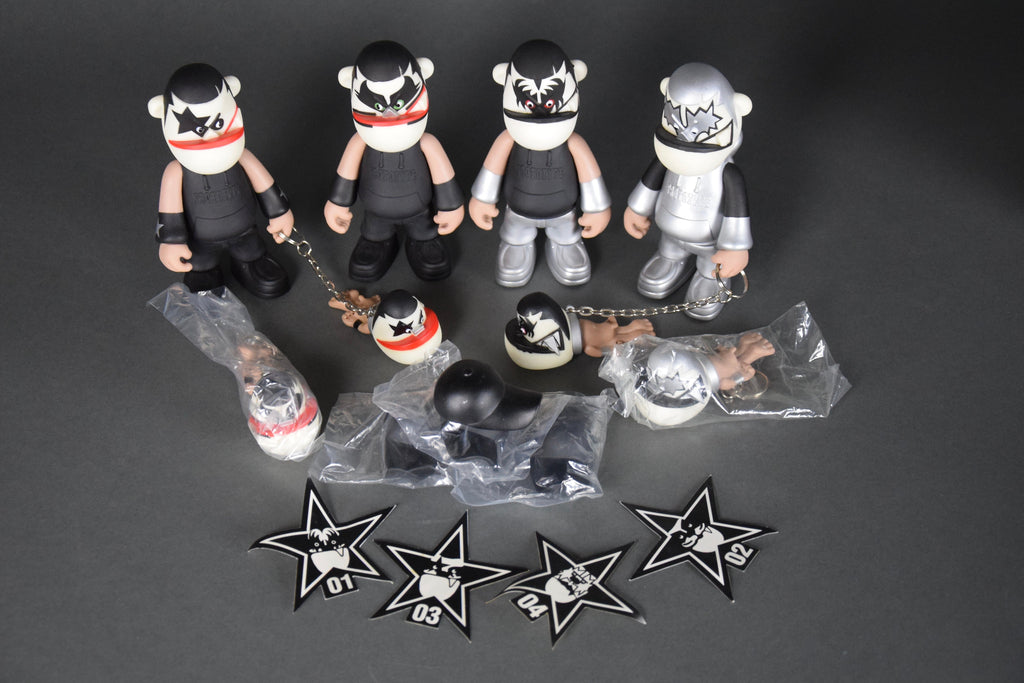 Art Toy Set KISS by Michael Lau for Crazysmiles 2000 - Art Toys