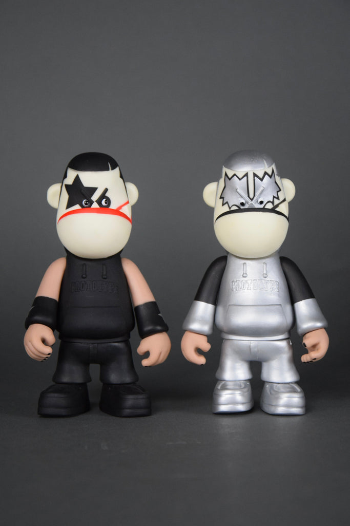 Art Toy Set KISS by Michael Lau for Crazysmiles 2000 - Art Toys