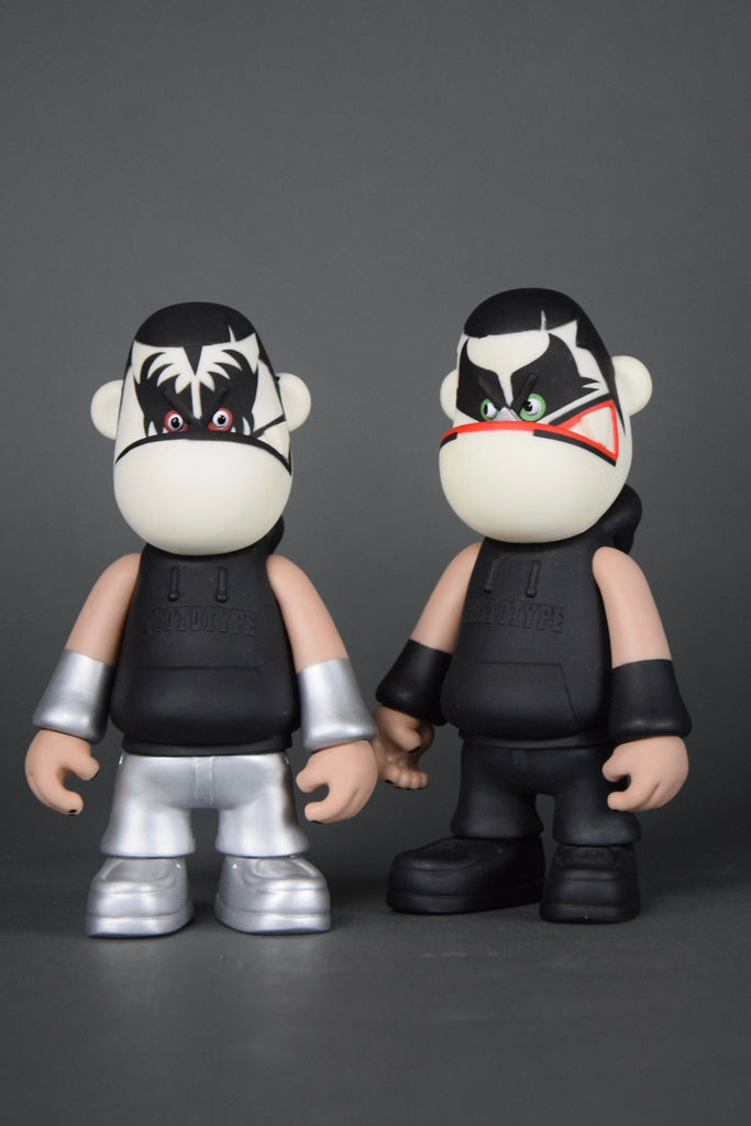 Art Toy Set KISS by Michael Lau for Crazysmiles 2000 - Art Toys