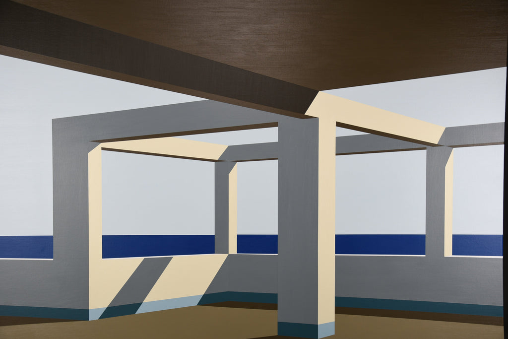 Arteaga IV by Jurriaan Molenaar Acrylic on linen 120 × 150 cm - 47.2 × 59.1 in. - Art