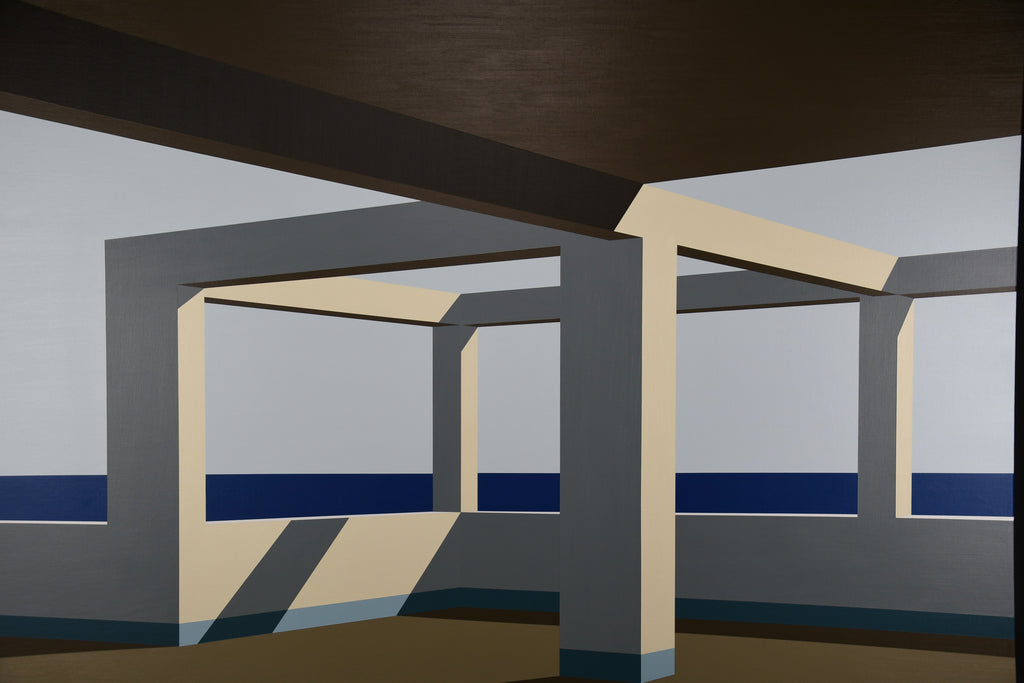 Arteaga IV by Jurriaan Molenaar Acrylic on linen 120 × 150 cm - 47.2 × 59.1 in. - Art