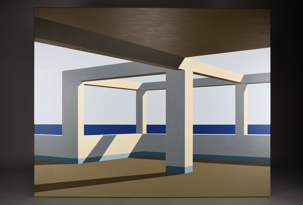 Arteaga IV by Jurriaan Molenaar Acrylic on linen 120 × 150 cm - 47.2 × 59.1 in. - Art