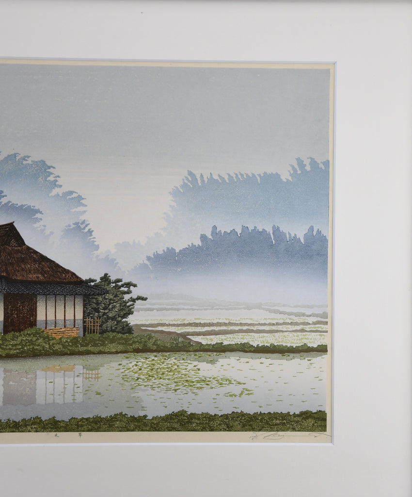 Artist’s Proof (A.P.) Bokashi woodblock print signed titled and dated in pencil - Art