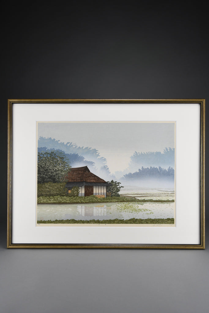 Artist’s Proof (A.P.) Bokashi woodblock print signed titled and dated in pencil - Art