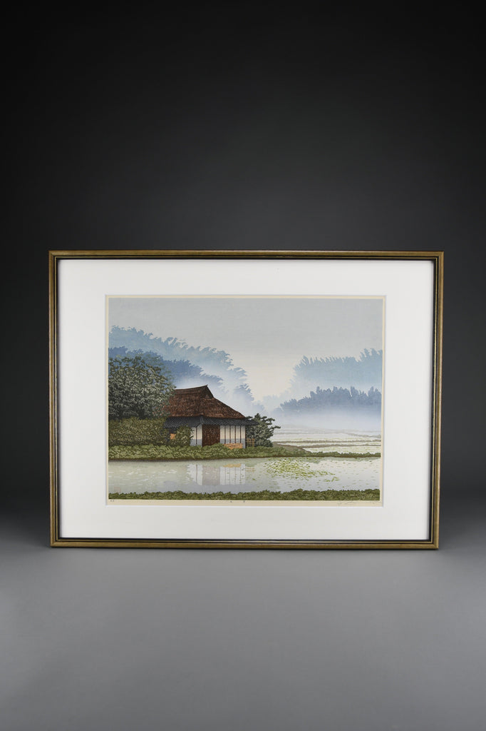 Artist’s Proof (A.P.) Bokashi woodblock print signed titled and dated in pencil - Art