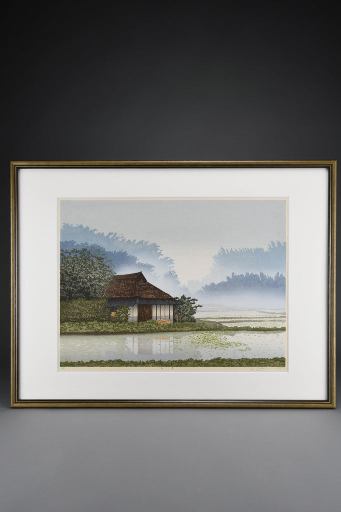 Artist’s Proof (A.P.) Bokashi woodblock print signed titled and dated in pencil - Art