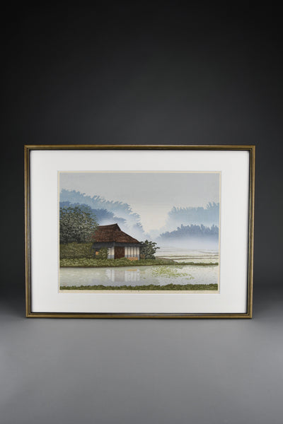 Artist’s Proof (A.P.) Bokashi woodblock print signed titled and dated in pencil - Art