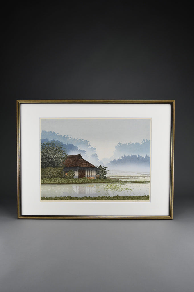 Artist’s Proof (A.P.) Bokashi woodblock print signed titled and dated in pencil - Art