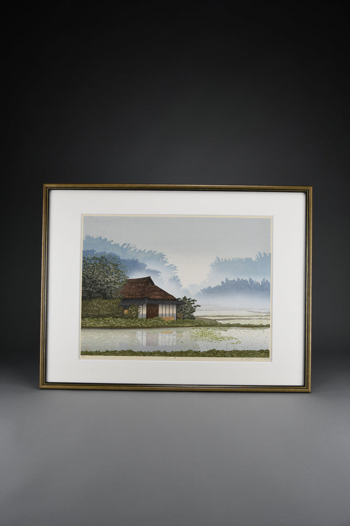 Artist’s Proof (A.P.) Bokashi woodblock print signed titled and dated in pencil - Art