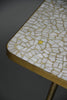 Berthold Müller mid century glass mosaic and brass coffee table Germany 1950s–1960s - Furniture