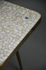 Berthold Müller mid century glass mosaic and brass coffee table Germany 1950s–1960s - Furniture