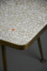 Berthold Müller mid century glass mosaic and brass coffee table Germany 1950s–1960s - Furniture