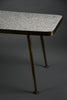 Berthold Müller mid century glass mosaic and brass coffee table Germany 1950s–1960s - Furniture