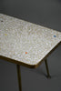 Berthold Müller mid century glass mosaic and brass coffee table Germany 1950s–1960s - Furniture