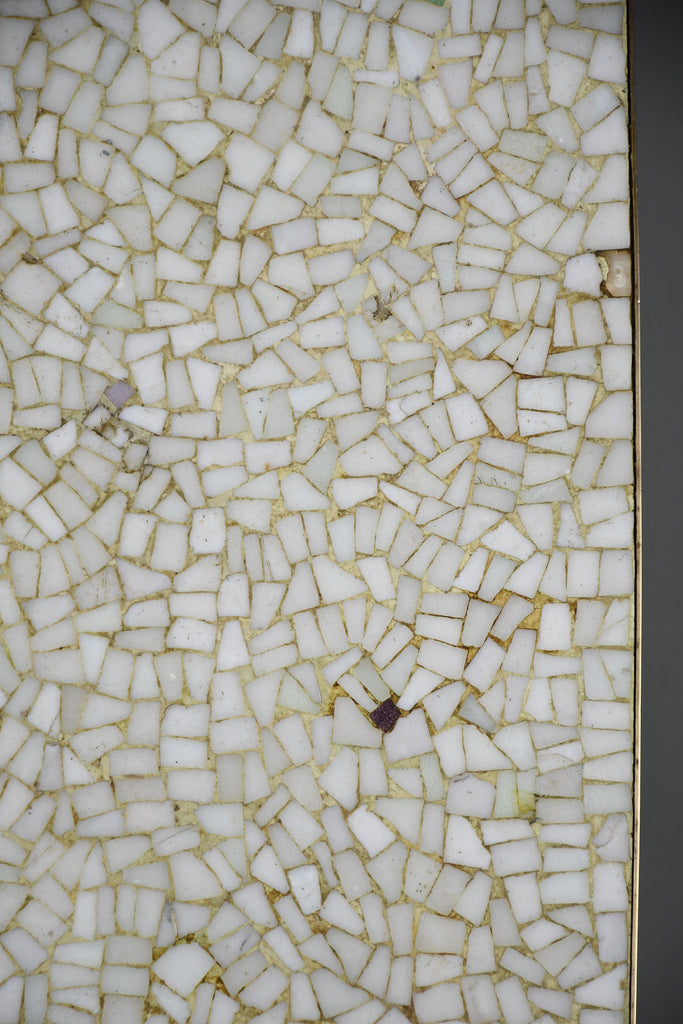 Berthold Müller mid century glass mosaic and brass coffee table Germany 1950s–1960s - Furniture