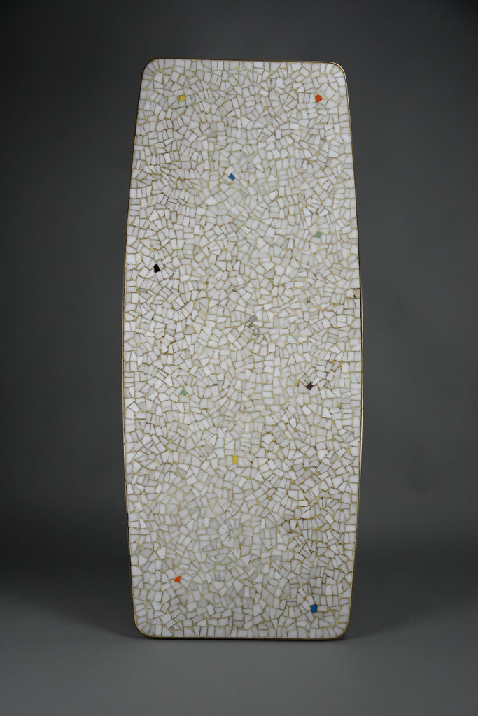 Berthold Müller mid century glass mosaic and brass coffee table Germany 1950s–1960s - Furniture