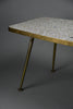 Berthold Müller mid century glass mosaic and brass coffee table Germany 1950s–1960s - Furniture